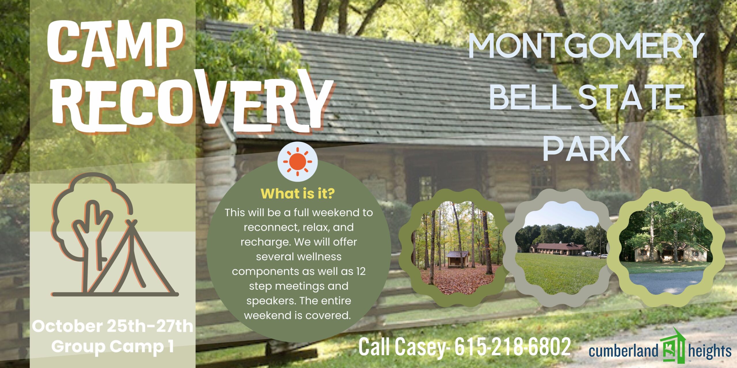 Camp Recovery- Full Weekend Retreat